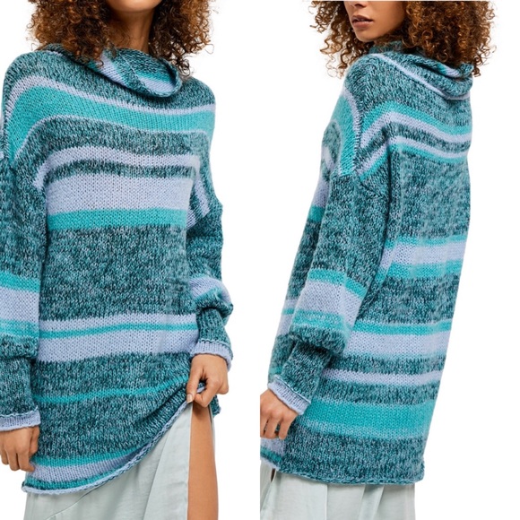 Free People Sweaters - Free People Candy Stripe Knit Tunic